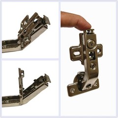 Stainless Steel 135° Lazy Susan Hinge with Screws – Perfect for Kitchen Cabinets