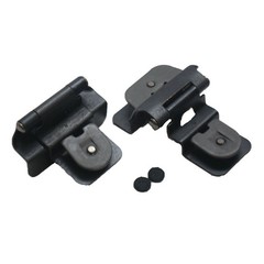 QTY 46 HICKORY Black P5312-BI Steel 3/8″ Inset Double Demountable Door Hinge NEW