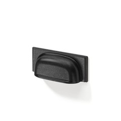10 PCS 2.5″ 64mm Antique Black Cabinet Cup Drawer Pulls Handles Hardware