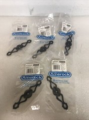 Amerock Wrought Iron Traditional Cabinet Knob Backplate BP19206-WID Lot Of 5
