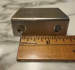 LOT of 32- Edge Pull 2” Satin Nickel Cabinet Drawer Handle w/screws
