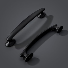 Dosoye 10 Pack 5″（128mm） Cabinet Pulls Matte Black Kitchen Hardware Drawer Handl