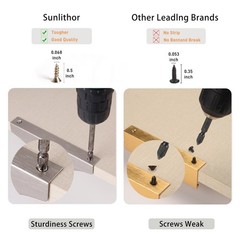 5 Pack 3.15 Inch Edge Finger Tab Aluminum Concealed Door Pulls Nickel Finish