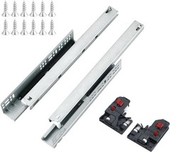 6 Pair 14 Inch (350mm) Soft Close Undermount Drawer Slides,100LB Load Capacity