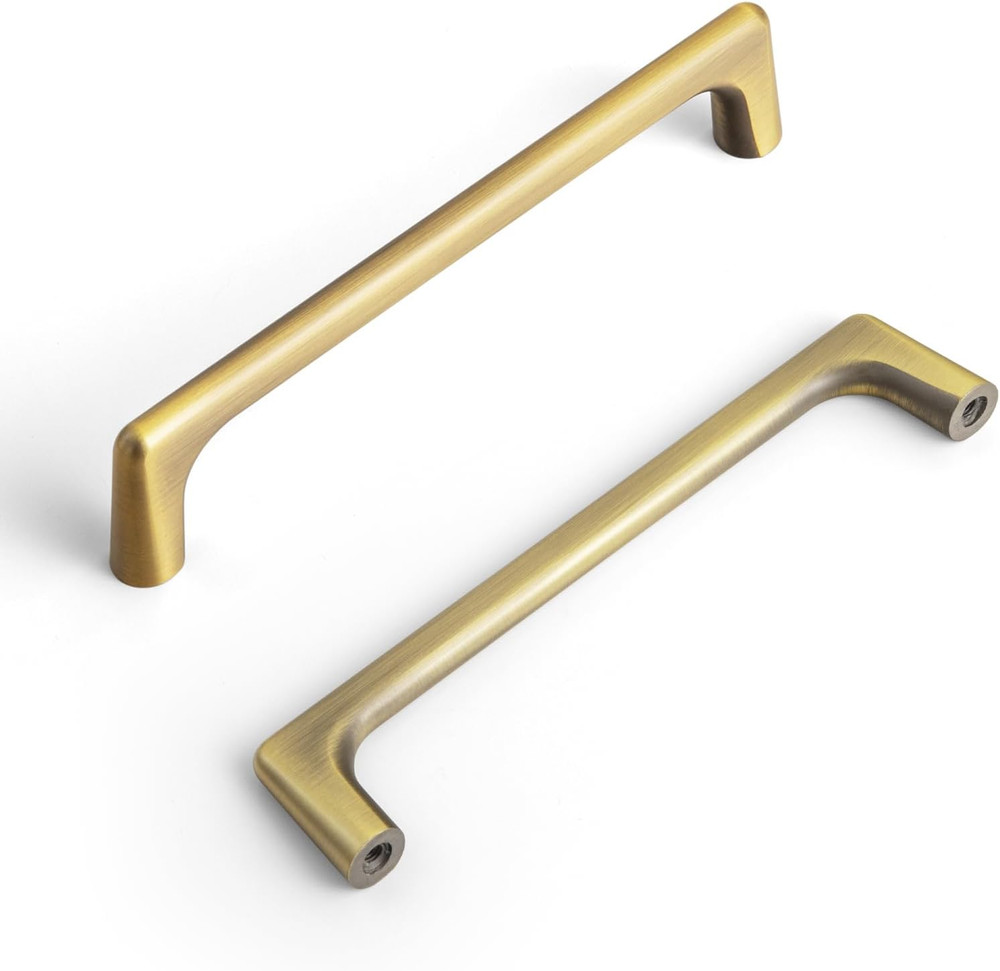 Antique Oil Rubbed Bronze Cabinet Pulls with 5”(128Mm),Retro Style Solid Zinc C