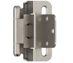 15) Amerock BPR7565G10 Hardware 3/8″ Inset Wrap Cabinet Door Hinge Satin Nickel