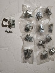 12 Closet Latch Vintage Double Roller Catch For Cupboard Cabinet Door Closure