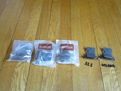 Cabinet Hinges Bronze Color 8 UNUSED Self Closing 3/8″ Inset Gatehouse FREE SHIP