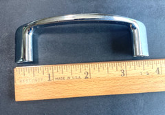 (3) Vintage MCM National Cabinet USA Handle Drawer Pull 219 Chrome Finish N.O.S