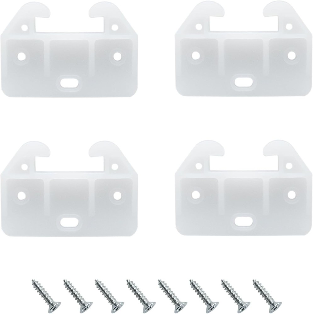FDXGYH 10 Pcs Plastic Drawer Guides Drawer Track Guides Drawer Rail for Dressers