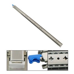 40″ Locking Drawer Slides 250lb Heavy Duty Ball Bearing Full Extension With Lock