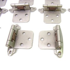 16-pcs (8 Pairs) Self-Closing Cabinet Hinges Screws Included 2″ CTC 1-3/4″ W