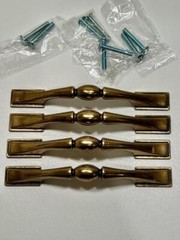 4 Amerock Sterling Traditions Cabinet Pulls 4 15/16″ Long, 3″ Center to Center