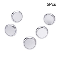 12Pcs 30mm Round Cabinet Door Drawer Pulls Knobs Cupboard Hardware Knobs Silver