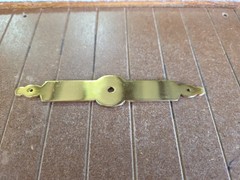 made in India solid Brass backplate for knobs 5.75 inch