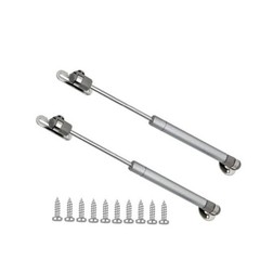 Gas Struts 10 inch 60N/14lb – Modern Silver Stainless Steel & Nylon Cabinet