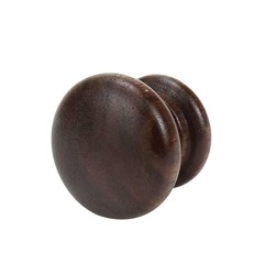 Walnut Wood Furniture Pulls Handles Modern Solid Walnut Mushroom Shape Wooden