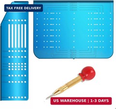 Multi Cabinet Hardware Template&Center Punch/Handle Knob Pull | Cabinet and Draw