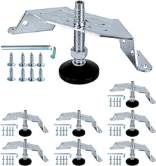 Corner Leveling Feet 8PK, Heavy Duty Adjustable Corner Bracket Levelers with Nyl