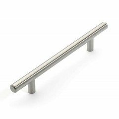 box of 25 Dynasty Hardware European 7-3/4″ Bar Cabinet Pull Satin Nickel