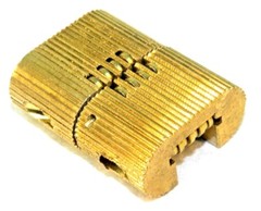 2 or 4 LG. SOLID BRASS INVISIBLE CONCEALED HIDDEN BARREL FINGER CABINET HINGE HF