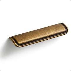 5 Pack 3.78 lnch(96mm) Antique Brass Cabinet Cup Pulls Kitchen Hardware Cabin…