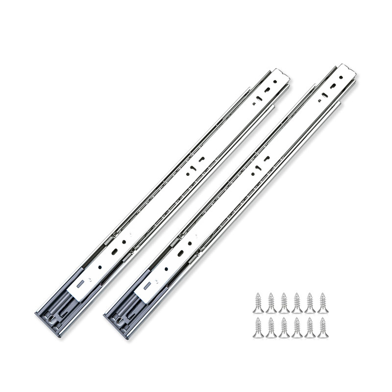 Betesy Hardware Soft Close Drawer Slides 22 Inch 10 Pairs Full Extension Side