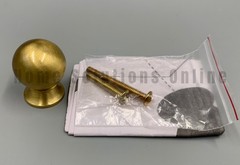 Pottery Barn Sussex Cabinet Knob Brass 1″ #D541N