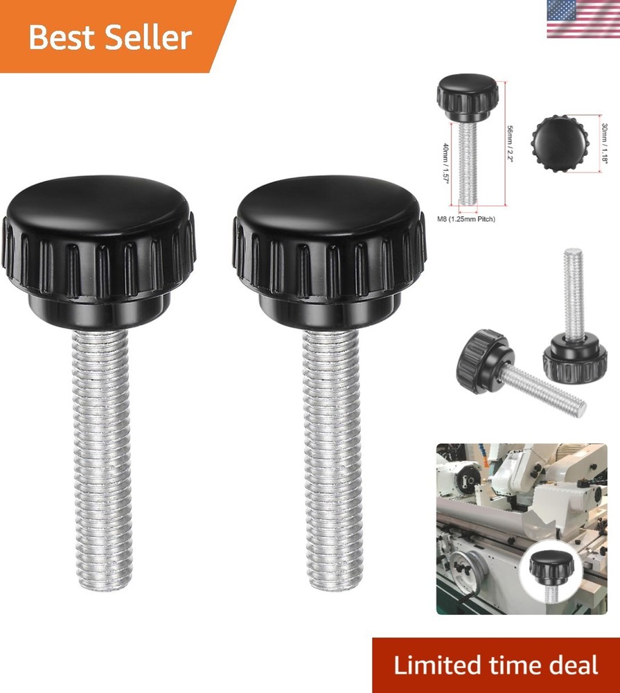 M8 x 40mm Knurled Thumb Bolts – Ultimate Control for Equipment Adjustments