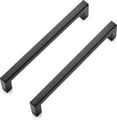 55 Pack Solid 5 Inch Center to Center Slim Square Bar Drawer Handles – Cabinet H