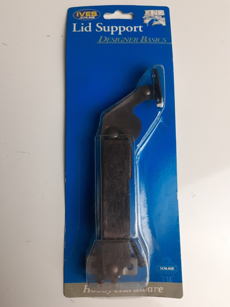 Ives Schlage Hinge Lid Support #C9240F19 LH Flat Black Heavy Duty