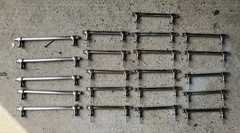 Lot of 21 Amerock Winsome Cabinet Pulls Brushed Nickel 5″ & 7.5″ Modern Kitchen