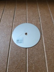 Round 2 In Knob Backplate Polished Chrome