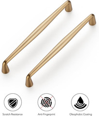 5 Pack 6-1/4 Inch Champagne Bronze Kitchen Cabinet Handles Solid Zinc Alloy Cabi