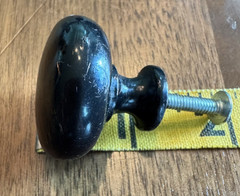 Vintage Blackened Metal Dresser & Cabinet Knobs – Lot of 25 Matching Drawer Pull