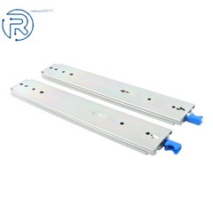 1 Pair 16 Inch With Lock Heavy Duty Drawer Slides 500 Lbs Extension Rails Rail