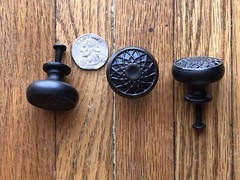 Top Knobs Round 1.25” Cabinet pulls With Screws. New. Many Available