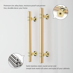 Kitchen Cabinets Handles Gold Cabinet Pulls Gold Drawer Pulls 3 3/4 inch Bras…