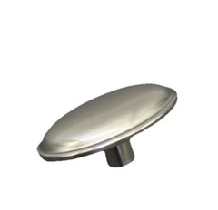 Brainerd ~ 1-3/4″ x 1-1/16″ ~ Oval Knob ~ Brushed Satin Nickel Lot Of 13{119}