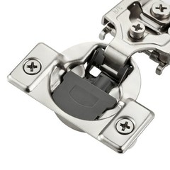 2 PCS 1 Pair 3/8 Inch Overlay Soft Close Kitchen Cabinet Hidden Door Hinge