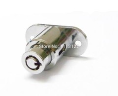 Plunger Tubular Furniture Lock 7 Pin Push Furniture Drawer Lock Push Drawer Lock