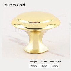 Stainless Steel Round Cupboard Knob Chest Drawer Cabinet Kitchen Pull Handles