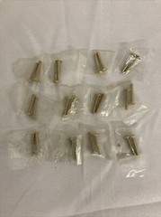Lot Of 24 #8-32 x 1″ Cabinet Drawer Knob Pull Gold Colored Screws Bolts