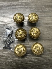 Vintage Anthropologie Cabinet ￼ Drawer Handles Knobs Pulls Solid Brass MCM (100)
