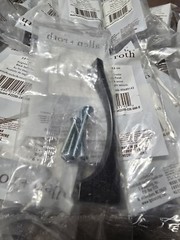 Allen + Roth 3.8 in Black Satin Finish Cabinet Drawer Pull 0689143 Lot Of 32pcs