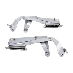 2pcs Cabinet Door Hinges Folding Lift Up Top Vertical Swing Furniture Hardware