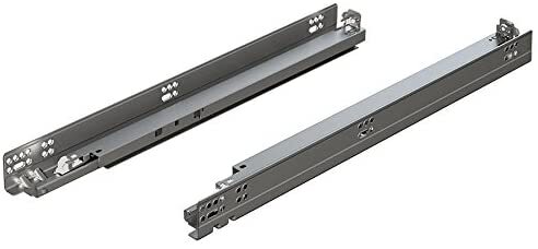 BLUM 563H4570B Tandem Plus Blumotion 18″ Drawer Runner Pair for Face Frame,