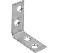 1-1/2″ Long x 5/8″ Wide, Steel, Corner Brace Zinc Plated