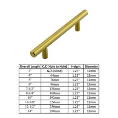 Stainless Steel Modern Black Cabinet T Bar Pulls Kitchen Bath Handles SOLID
