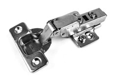 Frameless Cabinet Hinges 4 PCS Half Overlay Soft Close 6-Way Adjustment
